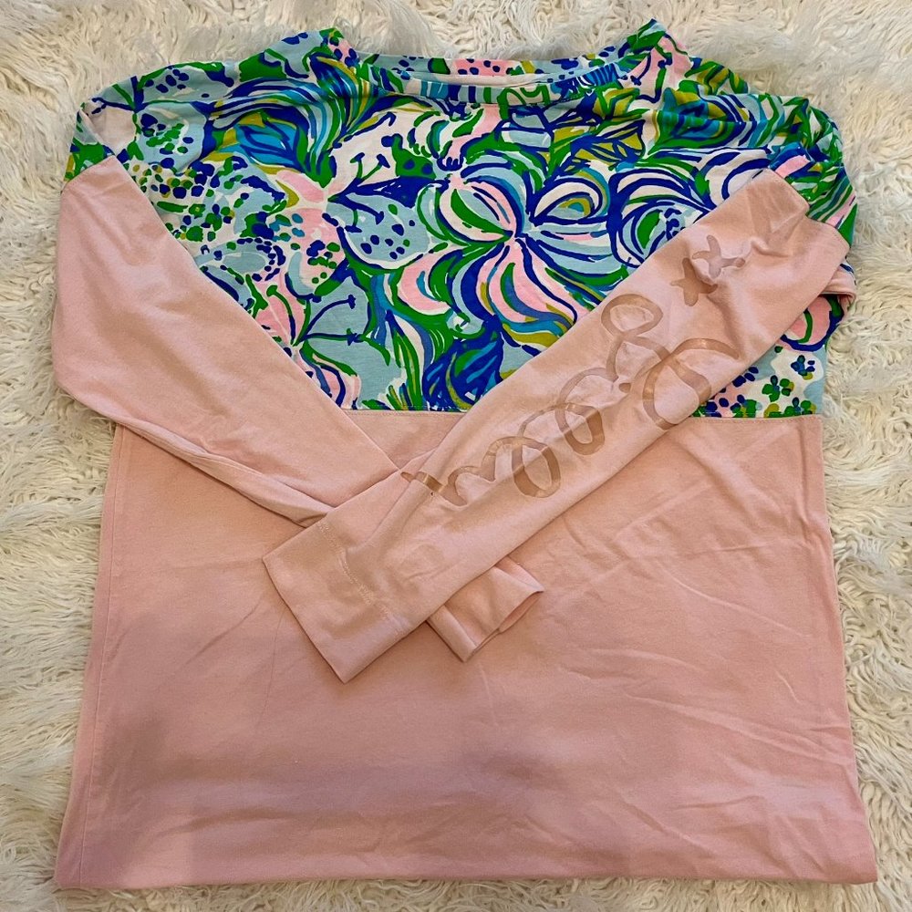 🌸LILLY PULITZER FINN TOP-LIGHT PINK XS🌸